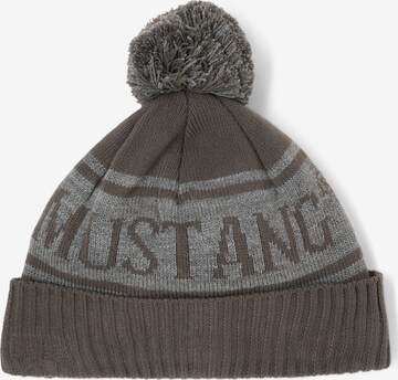 MUSTANG Beanie in Grey: front