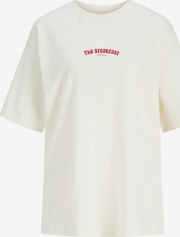 Tricou 'JXMILLOW' de la JJXX pe alb: față