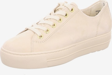 Paul Green Sneaker in Beige: Vorderseite