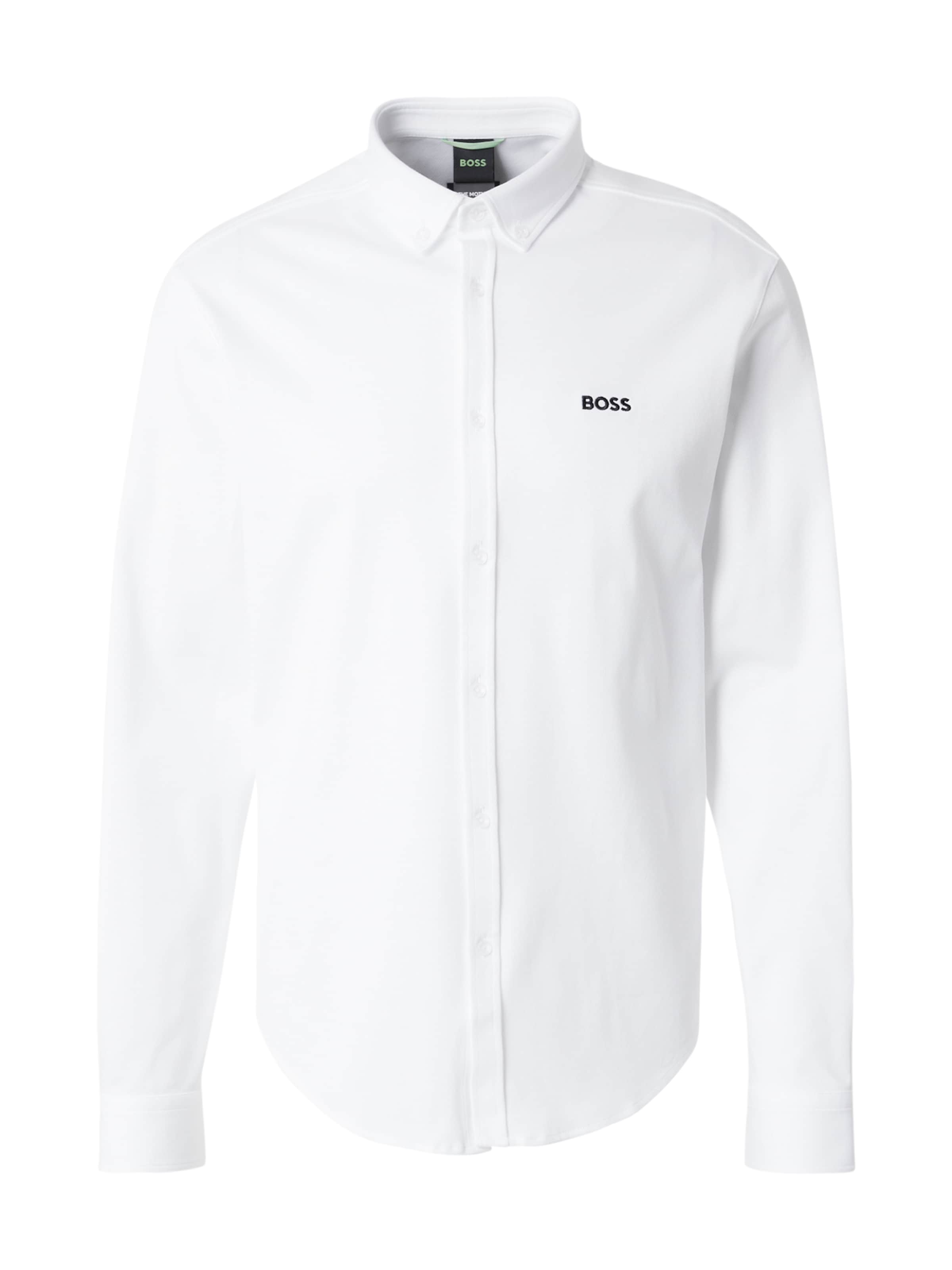 BOSS Slim fit Button Up Shirt 'B_Motion L' in White: front