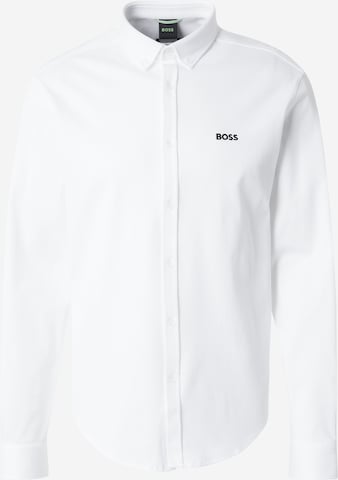 BOSS Button Up Shirt 'B_Motion L' in White: front