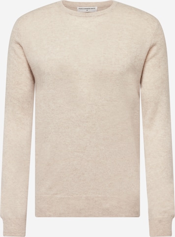 Pullover di Pure Cashmere NYC in beige: frontale