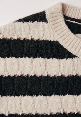 Street One Studio Strukturpullover in Weiß