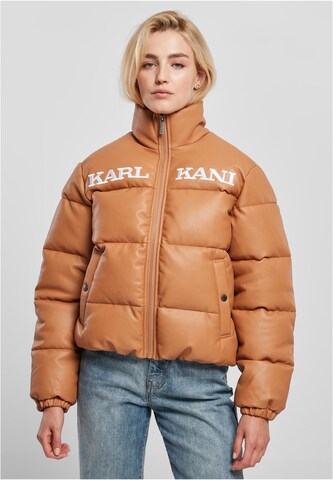 Karl Kani Between-Season Jacket in Orange: front