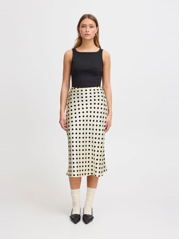 ICHI Skirt 'Jani' in Beige: front