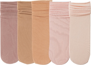 Millo Socken 'Colourful Viskose' in Orange: Vorderseite