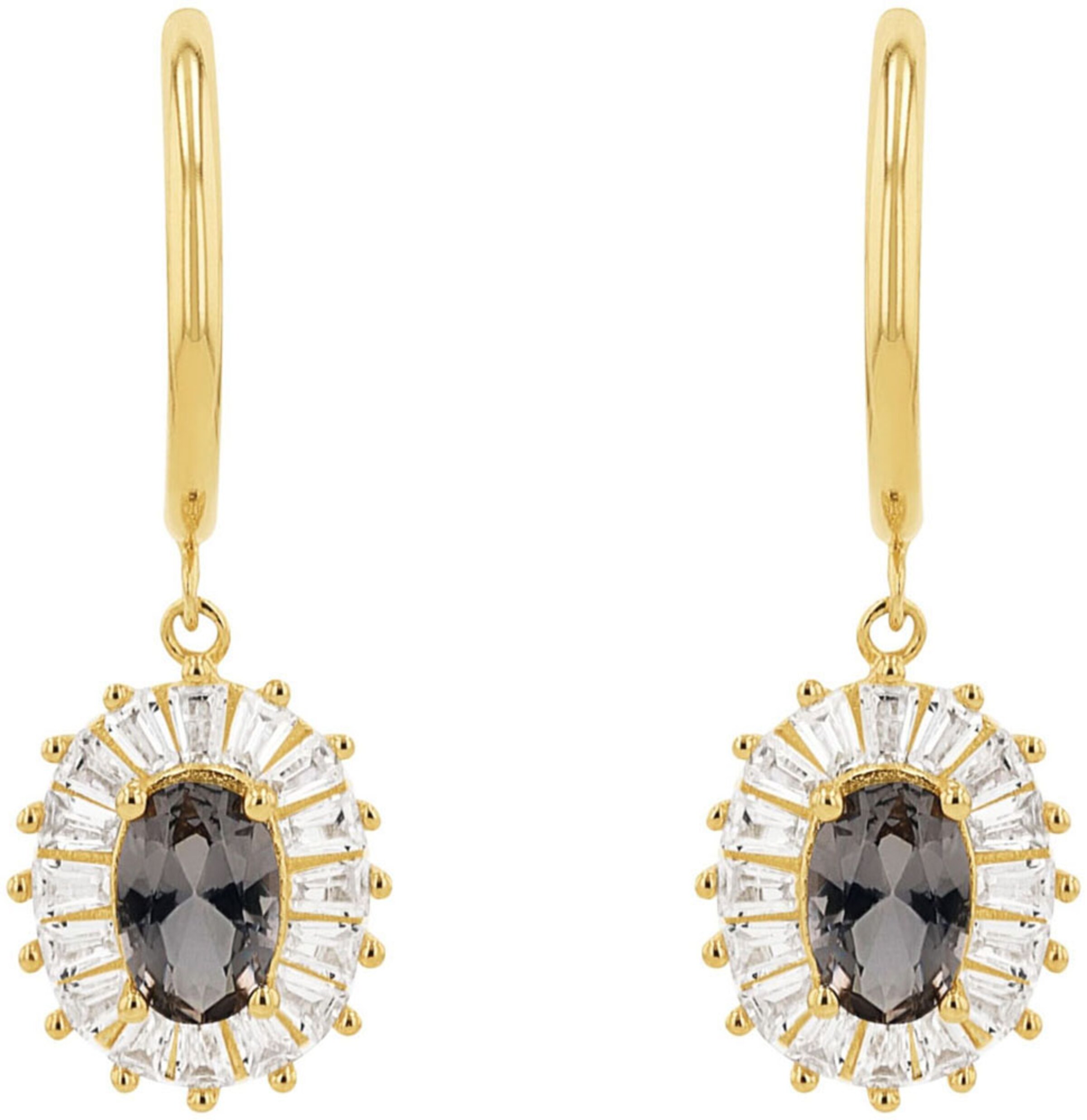 AMOR Earrings in Gold: front