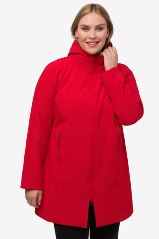 Veste fonctionnelle Ulla Popken en rouge : devant