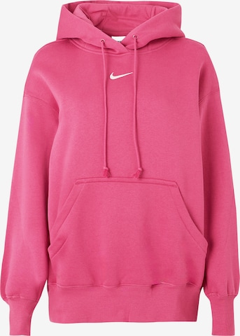 Nike Sportswear Bluzka sportowa 'Phoenix Fleece' w kolorze różowy: przód