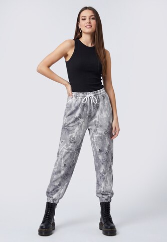 myMo ROCKS - Loosefit Calças em cinzento