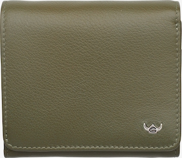 GOLDEN HEAD Wallet 'Madrid' in Green: front