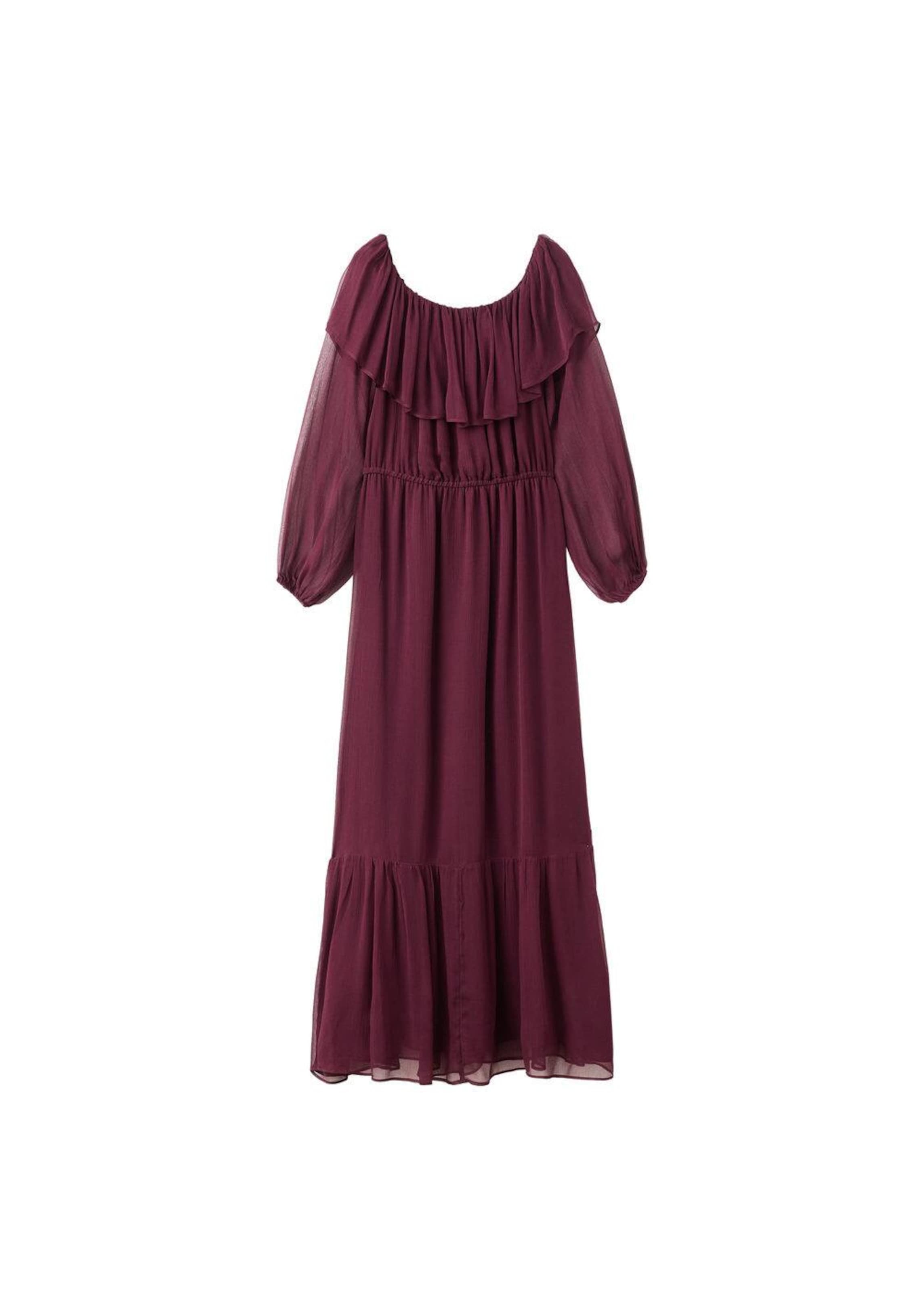 MANGO Kleid 'Saba' in weinrot, Produktansicht