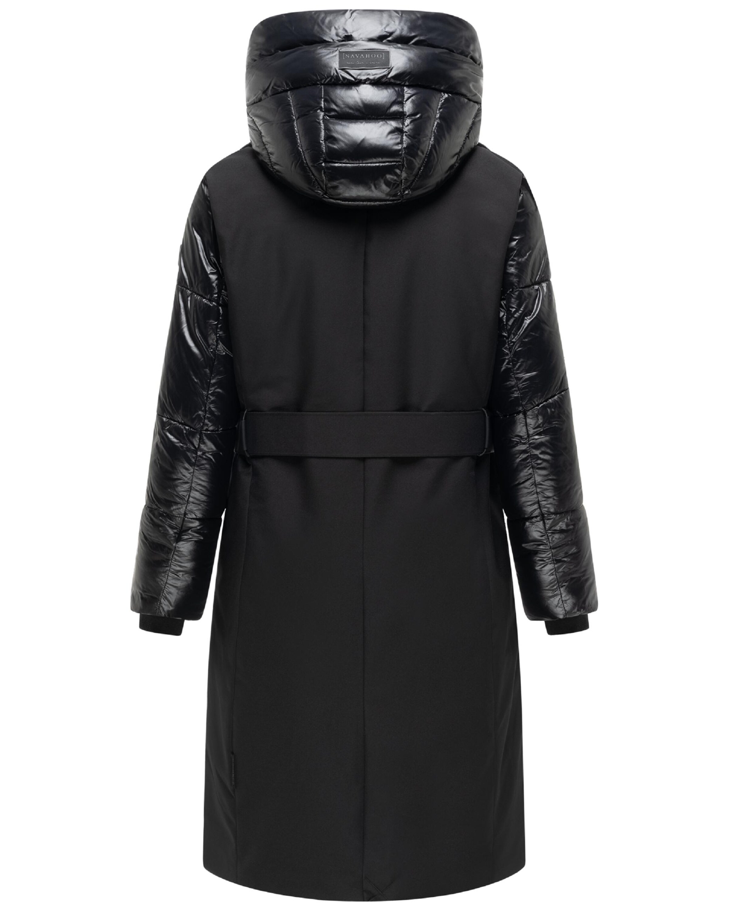 NAVAHOO Winter coat 'City-Glow 14' in Black