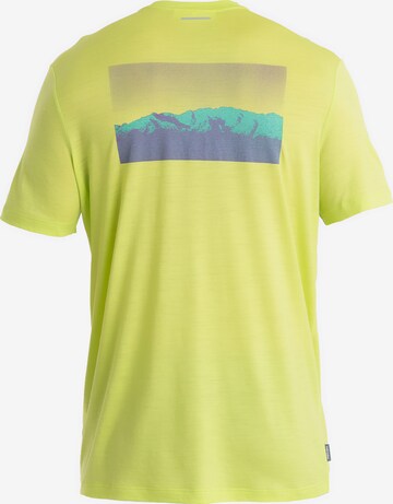 ICEBREAKER - Camiseta funcional 'Tech Lite III' en amarillo