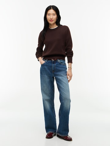 TOMMY HILFIGER Sveter 'FULL NEEDLE' - Hnedá