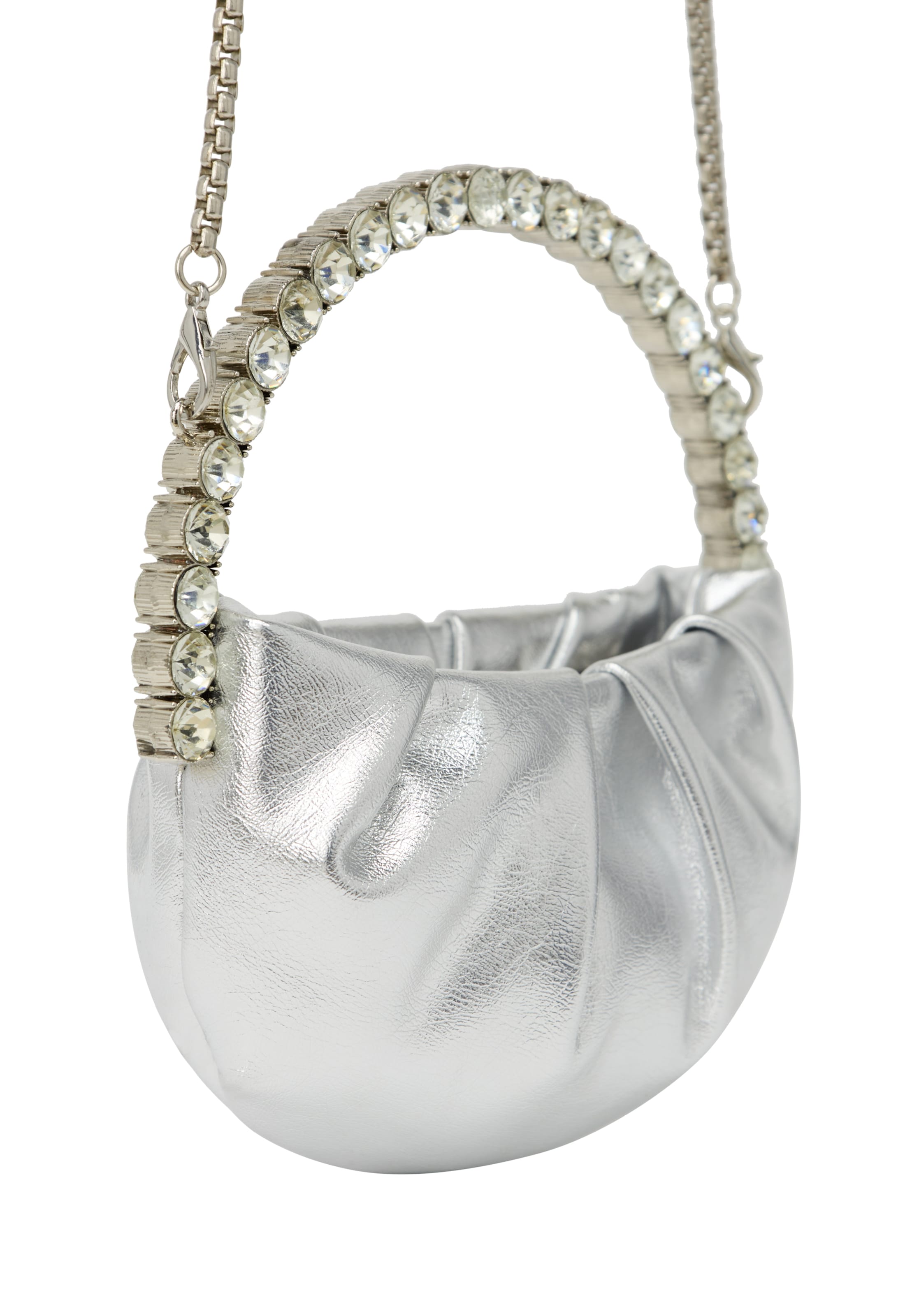 myMo at night Kabelka – stříbrná