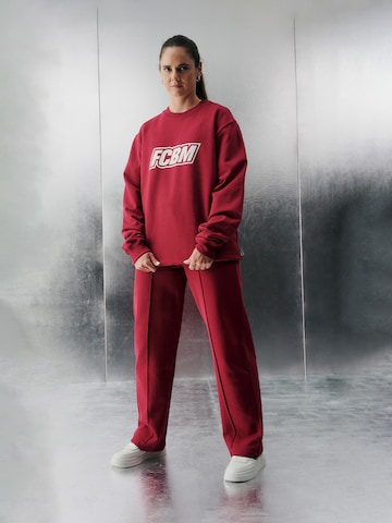 FCBM - Sweatshirt 'Dian' em vermelho