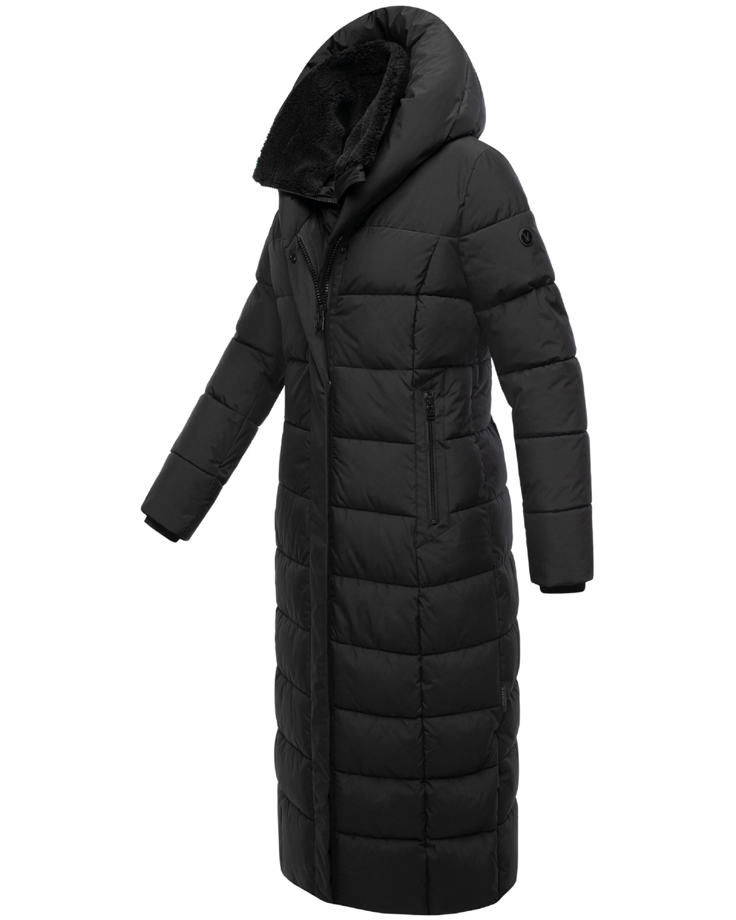 MARIKOO Winter Coat 'Pakoraa 16' in Black