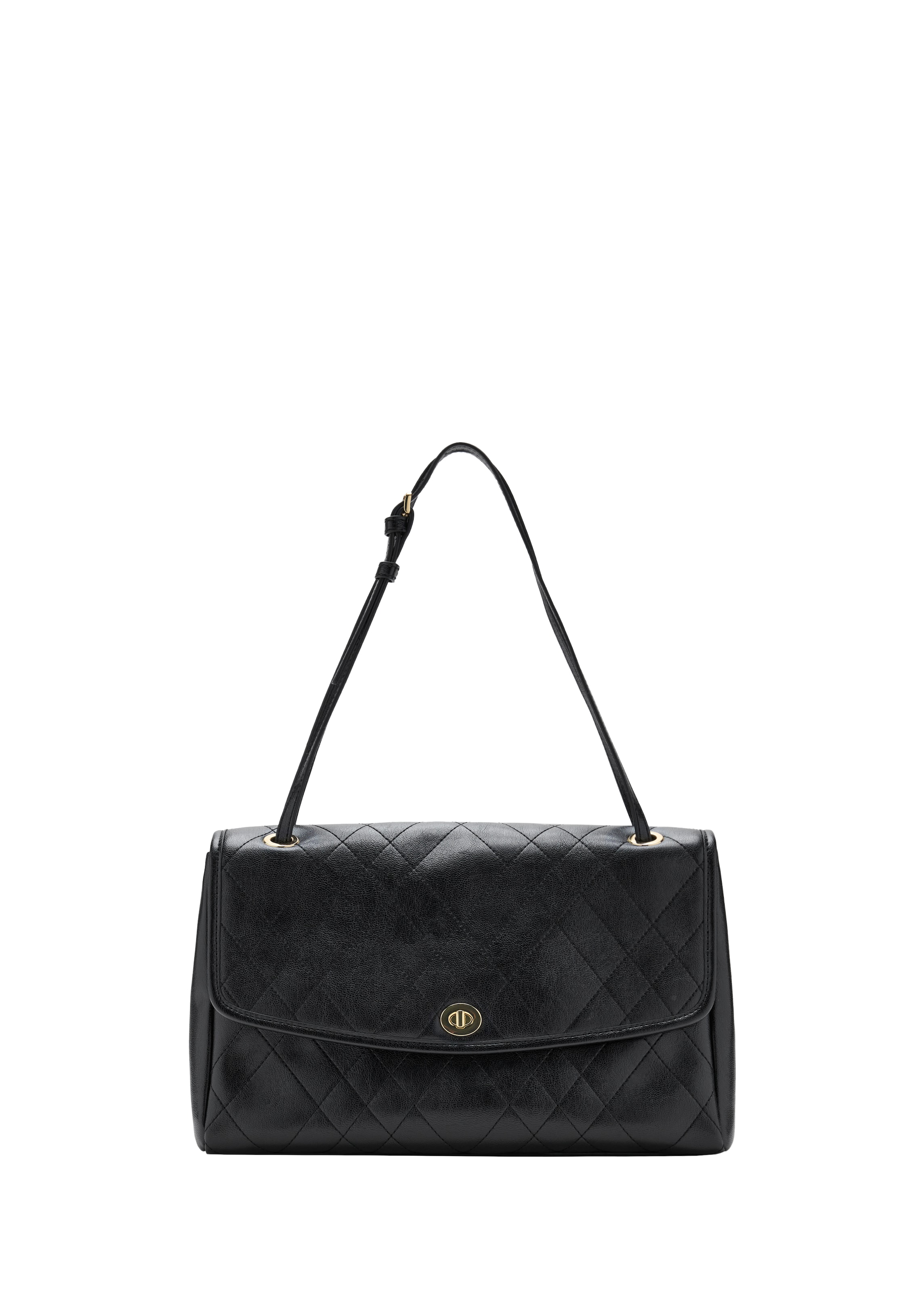 MANGO Shoulder bag 'CHARLIE' in Black: front