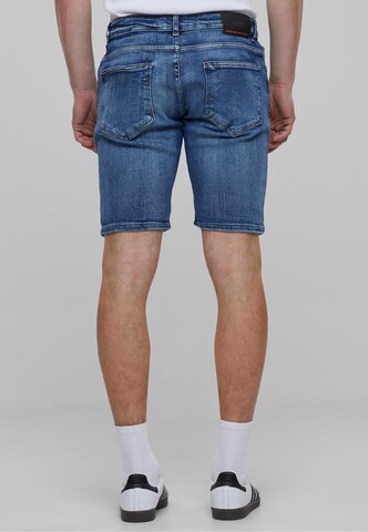 2Y Premium Regular Shorts in Blau