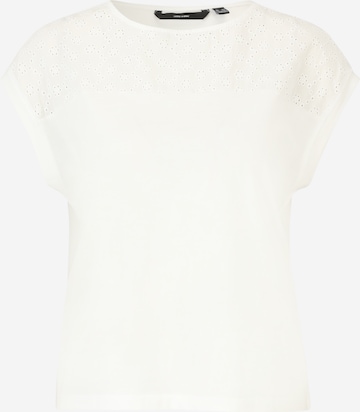 Vero Moda Petite قميص 'KAYA' بلون أبيض: الأمام