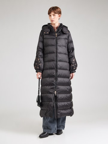 Twinset Зимнее пальто в Черный: спереди