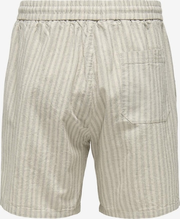 Only & Sons Regular Pants 'Tel' in Grey