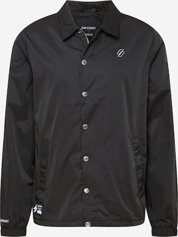 Superdry Between-season jacket in Black: front