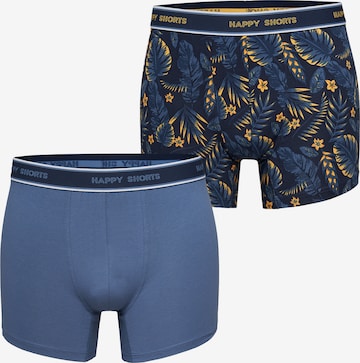 Boxers ' Solids ' Happy Shorts en bleu : devant