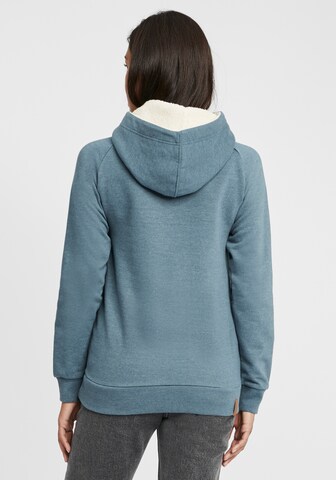 Oxmo Sweatshirt 'Julia Pile' in Blau