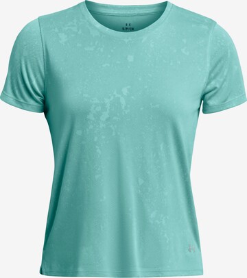 UNDER ARMOUR Performance Shirt 'Launch Splatter' in Blue: front