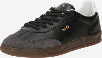 BOSS - Zapatillas deportivas bajas 'Brandon' en negro: frente