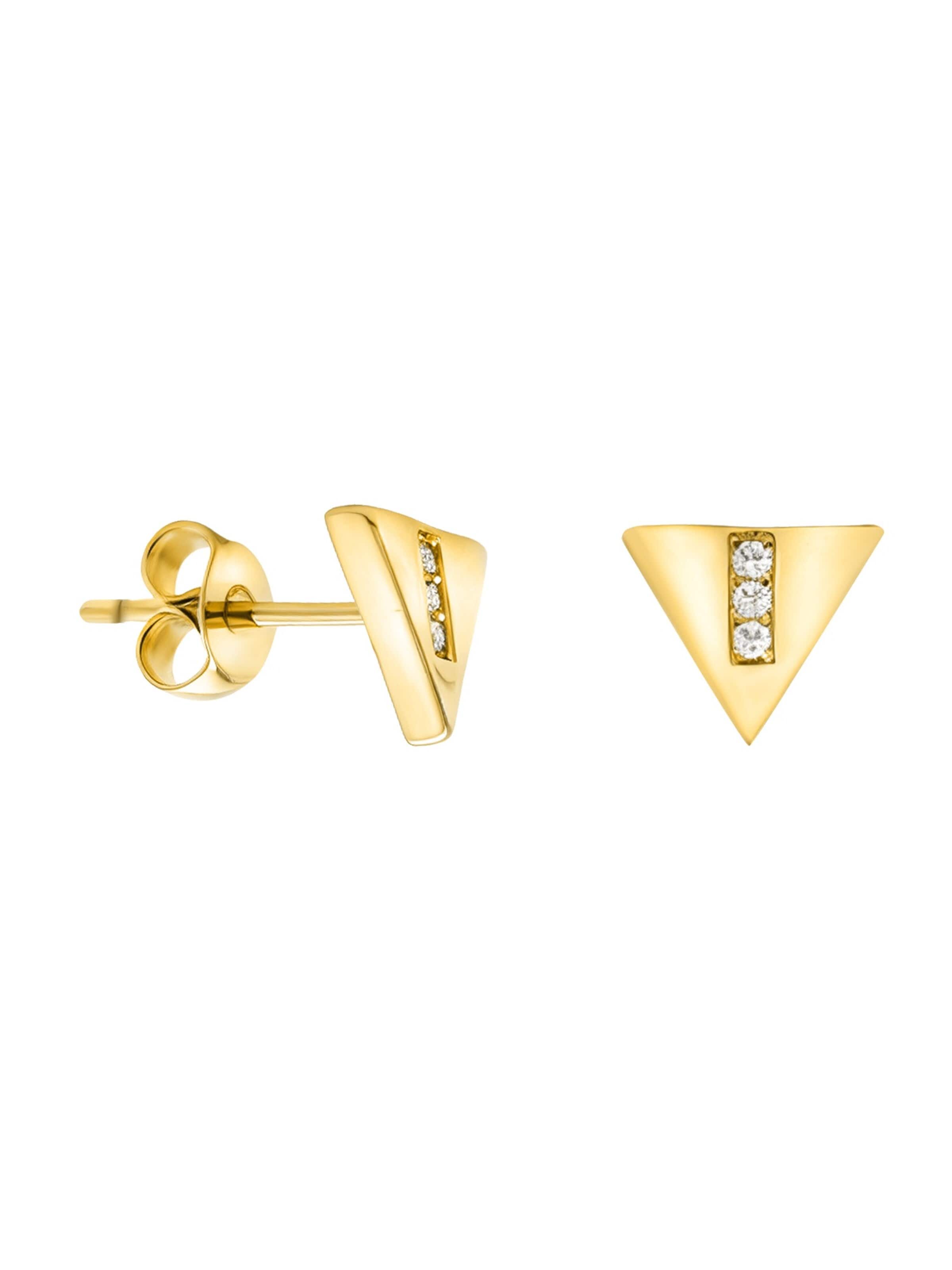 Sofia Milani Earrings 'Triangle' in Gold: front