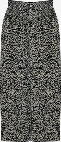 TrendyolSuknja - smeđa boja: prednji dio