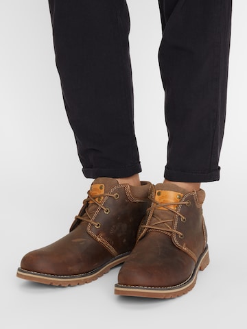 Dockers by Gerli Lace-Up Boots '39WI013' in Brown