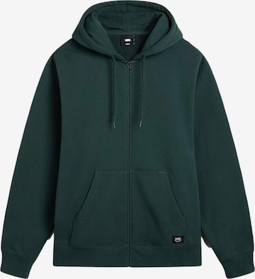 VANS - Sudadera con cremallera 'VANS ORIGINAL STANDARDS LOOS FELPA' en verde: frente