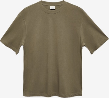 MANGO MAN T-Shirt 'Anouk' in Grün: Vorderseite