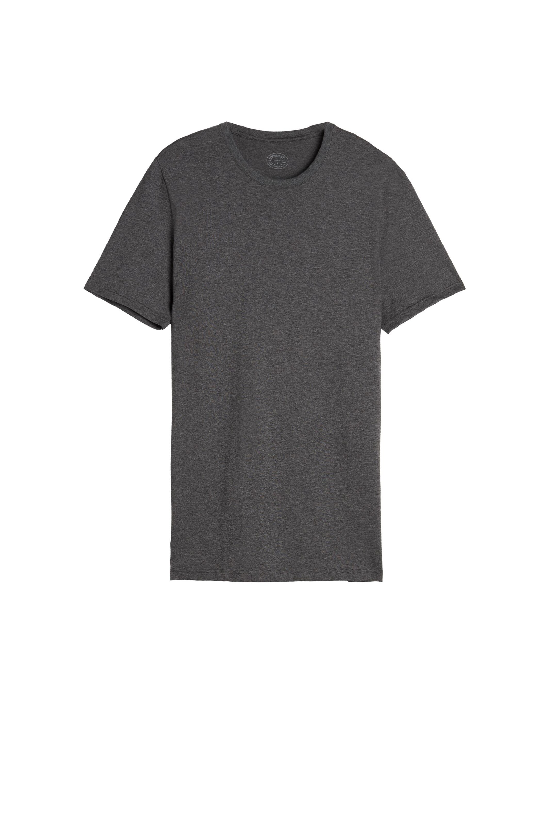 IUMAN Intimissimi Uomo Shirt in Grey: front