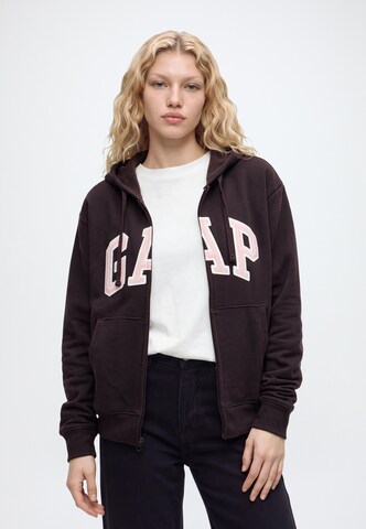 GAP Кофта на молнии 'HERITAGE' в Коричневый