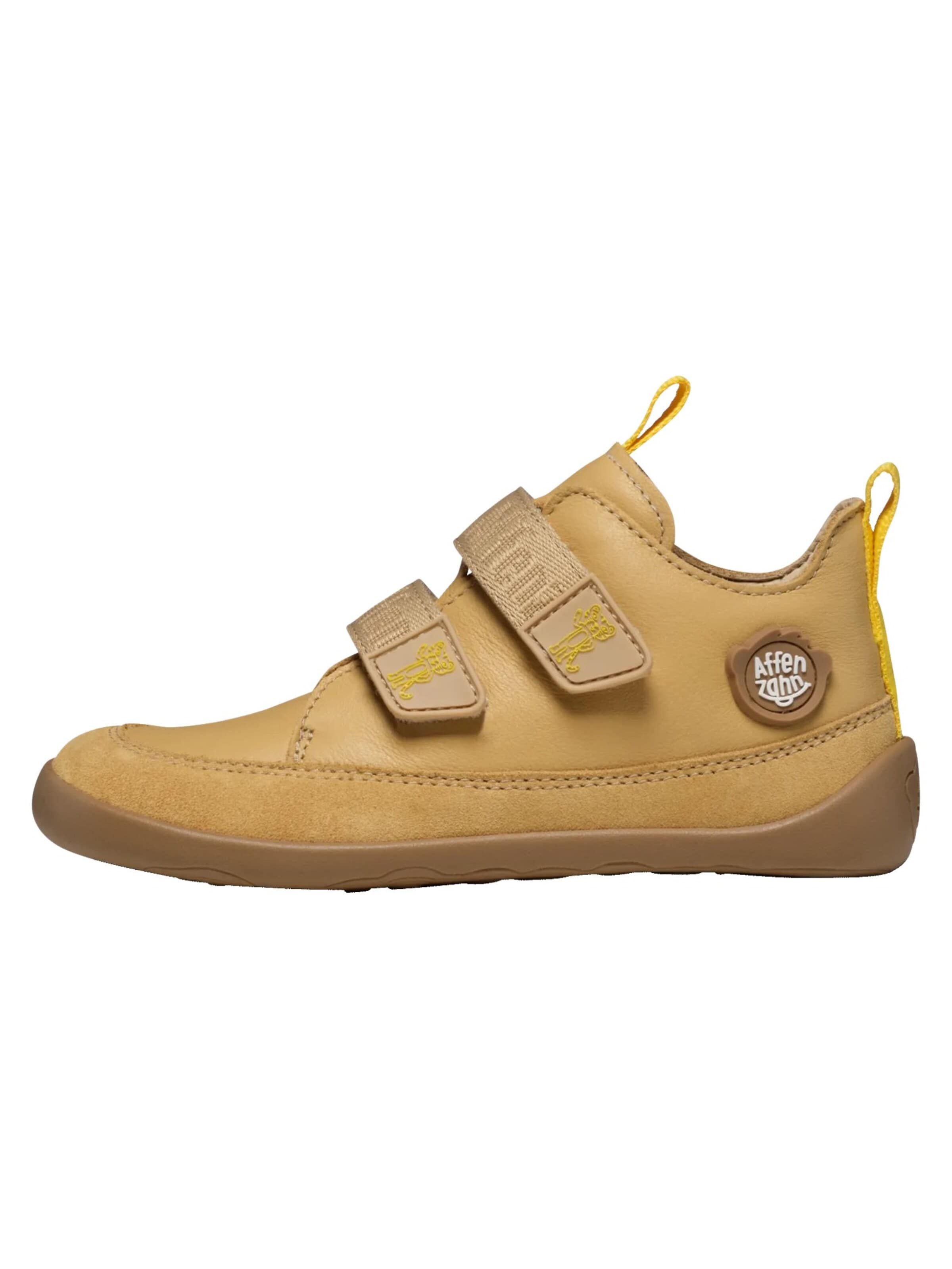 Affenzahn Sneakers 'Sneaker Leder Buddy' in Beige: front