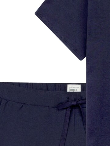 SCHIESSER Pajama 'Mix & Relax' in Blue