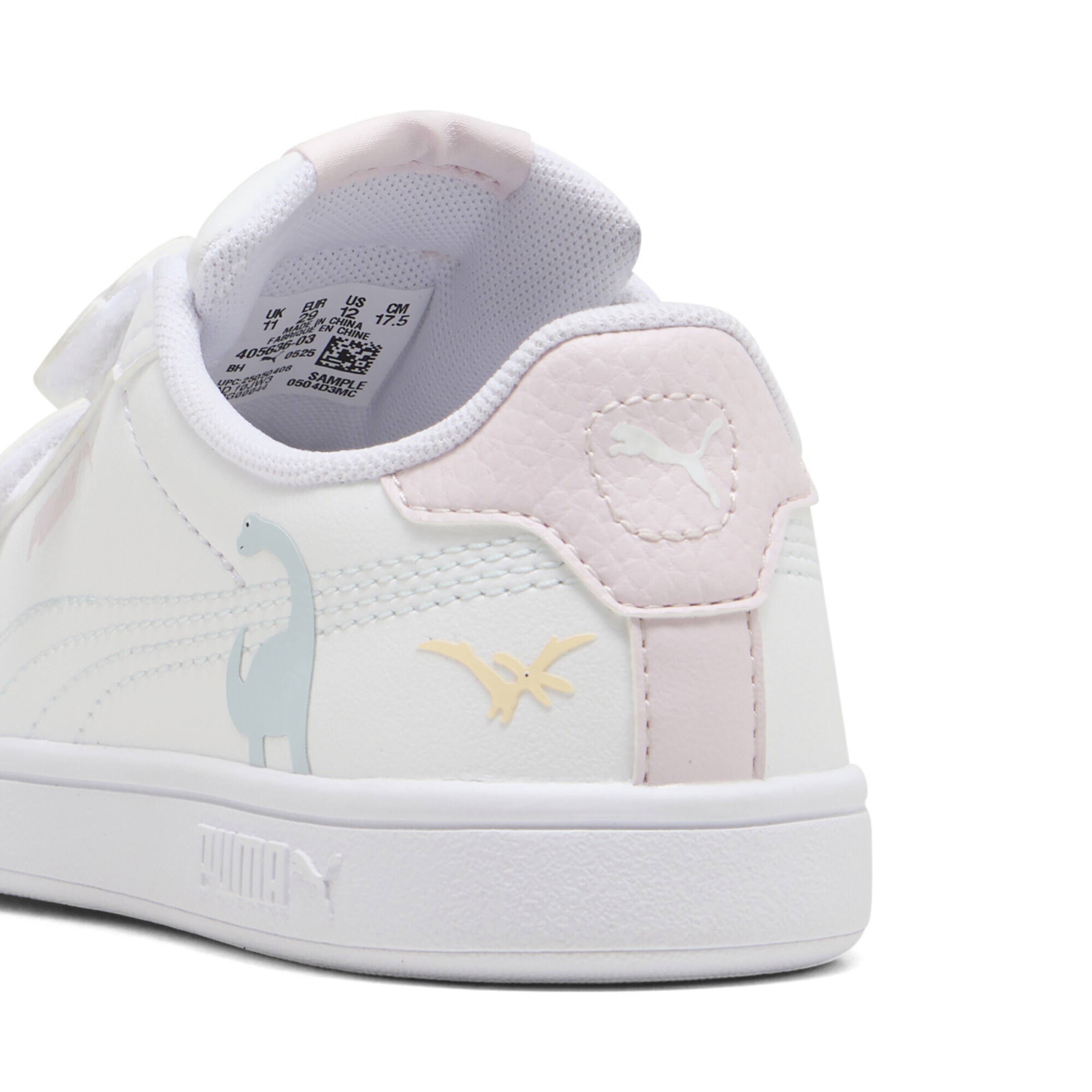 Baskets 'Smash 3.0 Dino' PUMA en blanc
