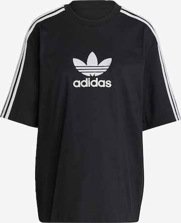 ADIDAS ORIGINALS Shirt 'Centre Stage' in Zwart: voorkant