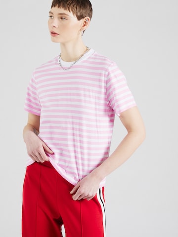 ONLY T-shirt 'LIVINA' i rosa: framsida