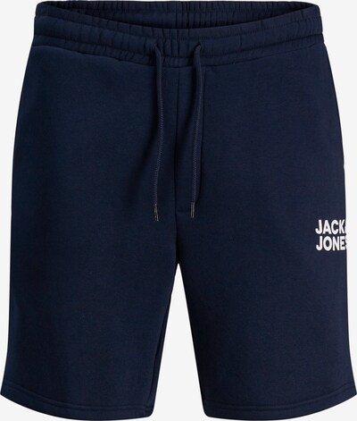 Pantaloni JACK & JONES pe albastru noapte / alb, Vizualizare produs