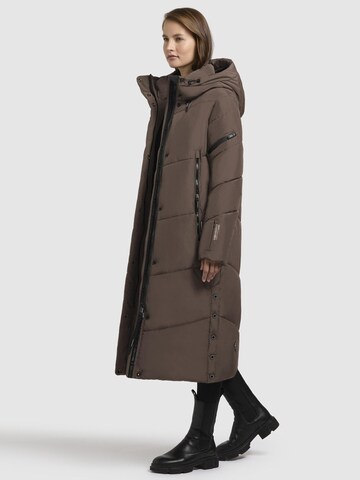 khujo Winter coat 'Sonje6-YM' in Brown