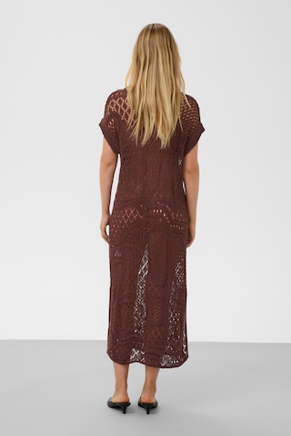 SOAKED IN LUXURY - Vestido 'SLBarb' em castanho