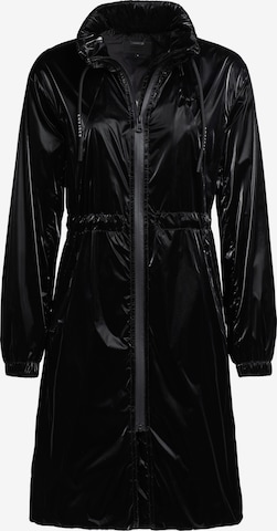 khujo Between-Seasons Coat 'Marthe' in Black: front