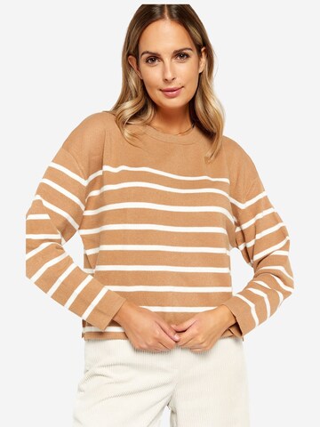 LolaLiza Sweater in Brown: front