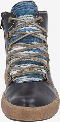 JOSEF SEIBEL Lace-Up Ankle Boots 'Maren 06 84606' in Blue